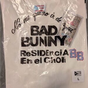 Bad Bunny White Short Sleeve Tee